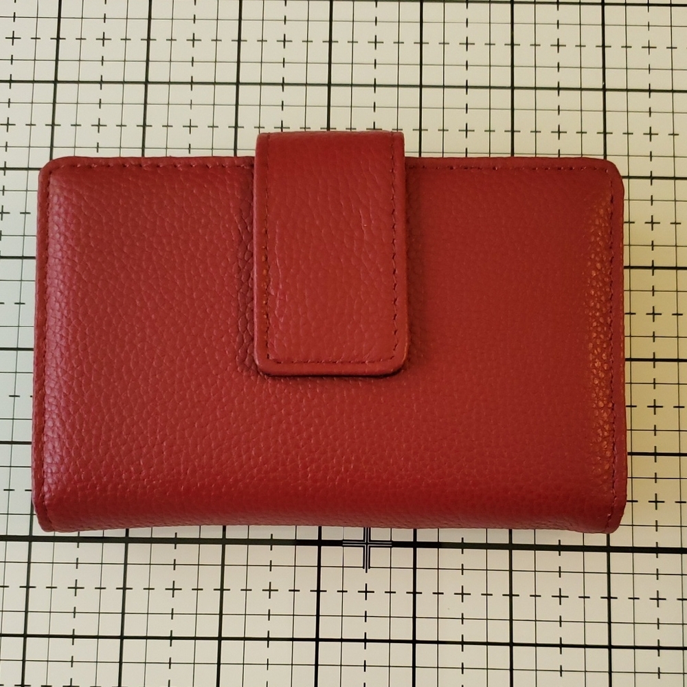 Guang Tong Red Leather Wallet